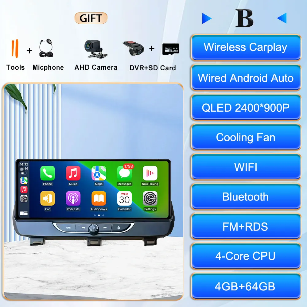 B 4G 64G CAM DVR