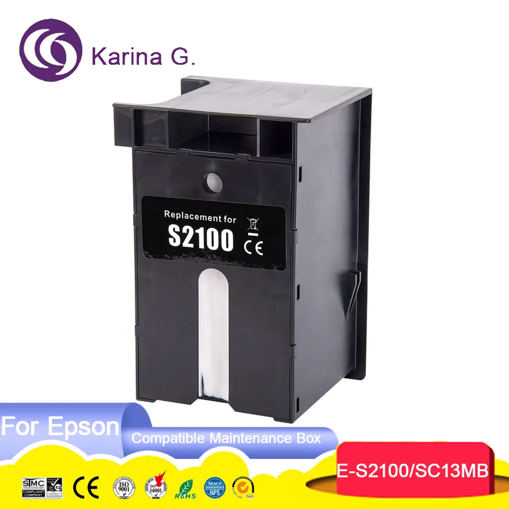 

Контейнер для чернил C13S210057 S2100 SC13MB, совместимый контейнер для чернил для Epson, Справочная модель F500 F570 T2170/T3130