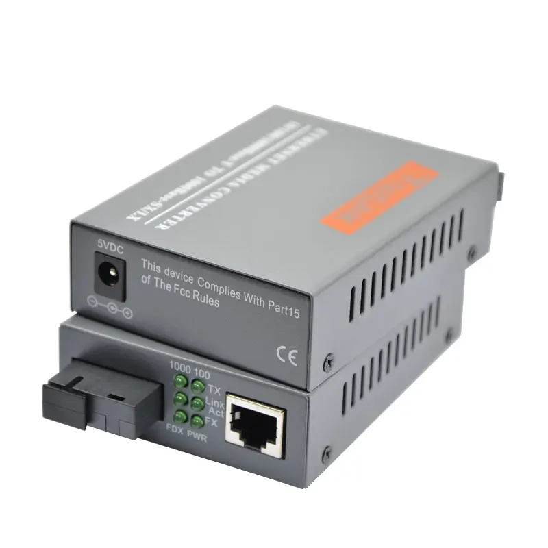 Gigabit fiber optic transceiver SC optoelectronic converter pair HTB-GS-03