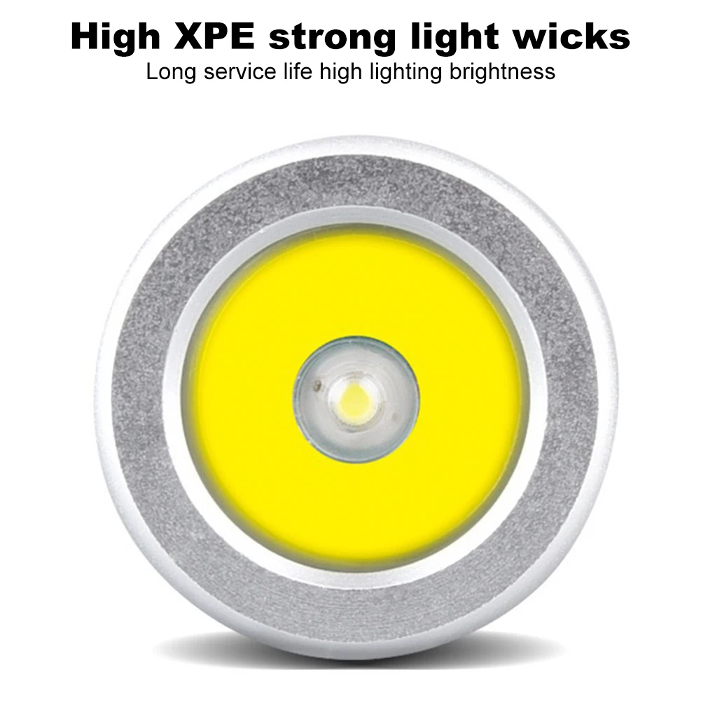 Description Picture 6 of itemPortable Camping Lamp with Hanging Hook XPE Torch Light 1200mAh Super Bright Flashlight Power Display for Outdoor Hiking Fishing