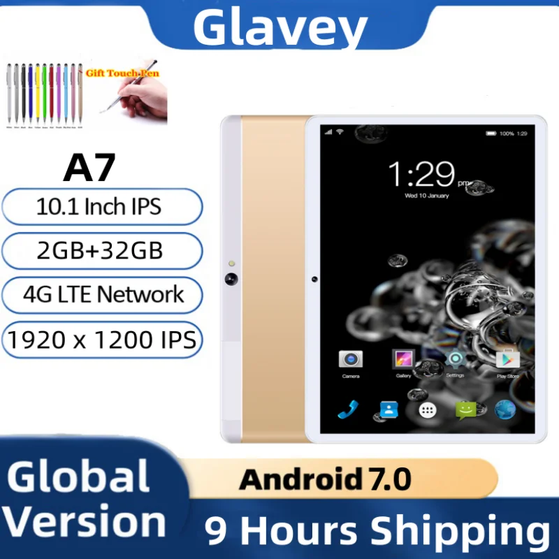 10.1 Inch 4G Android Tablet - Quad Core, 2GB+32GB, Phone Call, Dual Camera, 1920 X 1200 IPS Screen Description Image.This Product Can Be Found With The Tag Names P20 tablet, Sales tablets, Tablet phone calls 10, Tablet quad 3g, Tablets phones