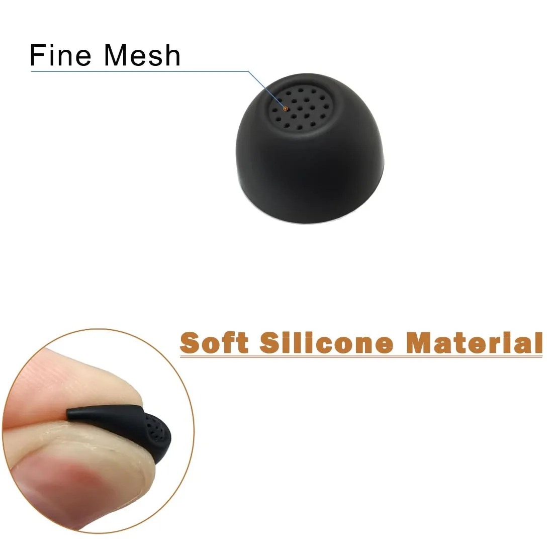 6PCS Silicone Ear Tips for Samsung Galaxy Buds 3 Pro / 2 Pro / Pro / FE / Galaxy Buds 2 Eartips Ear Pads Caps Case