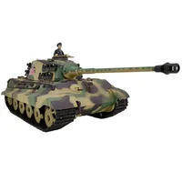 German Tiger King Henglong 3888a Henschel Heavy Remote Control Tank 2.4g Models Multifunctional Child Remote Control Toy Gift 1
