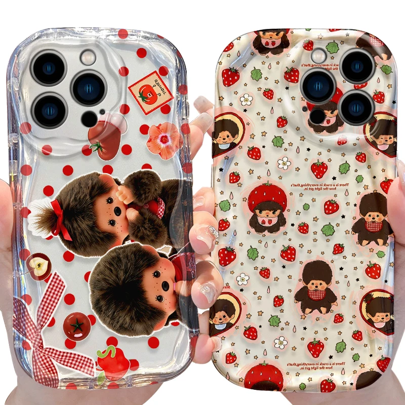 Strawberry Hat Print Phone Case by M-Monchhichis