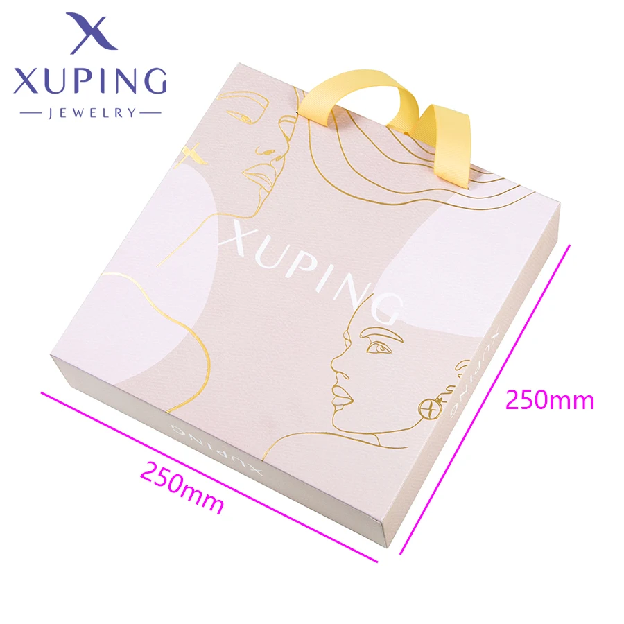 Xuping Jewelry Fashion Promotion Charm Gold Color Plated Mixed Rings Earrings Crystal Jewelry Necklace Pendants Box 2