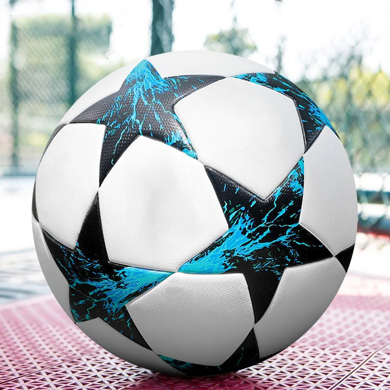 Ballon De Football Taille 5 PU Sans Couture - Professionnel, Résistant Extérieur, Pour Entraînement Et Matchs