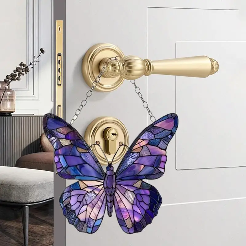 Butterfly Suncatchers For Window Monarch Bird Suncatchers Acrylic Sun Catcher Rainbow Window Hanger Stained Art Home Decor