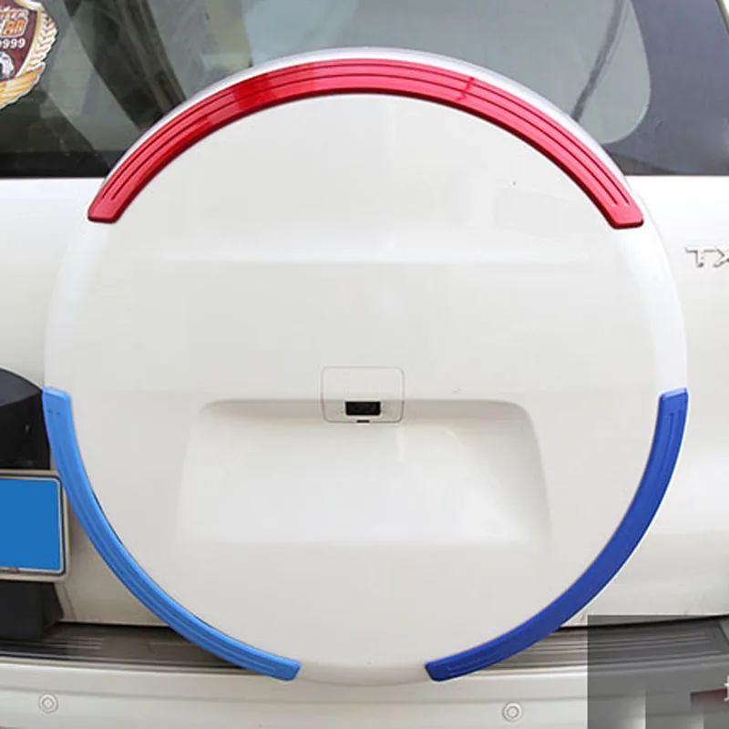 3pcs For Toyota Prado 20102021 Spare Tyre Cover Strip Decorative
