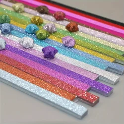 Vibrant Origami Star & Rainbow Gradient Paper Strips Set - 880 Pieces (18 Colors)