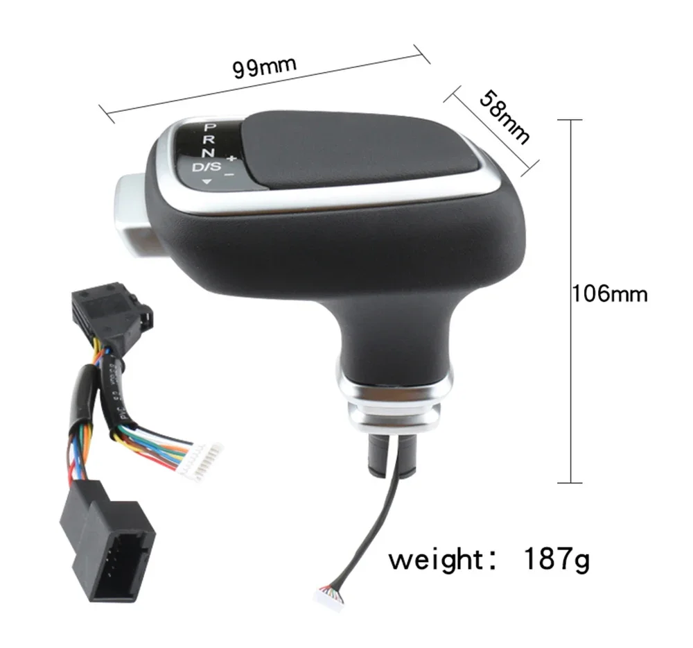 Gear Shift Knob Stick For Audi A6 C6 C7 A4 B8 S6 A7 A5 8t Q5 8r Q7 4L A3 8P S5 S