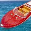 NEW Sk-1 Remote Control SpeedBoat 25KM/H High Speed Remote Control Boat Simulation Wood Grain RC Boat Retro Children's Toy Boats 4