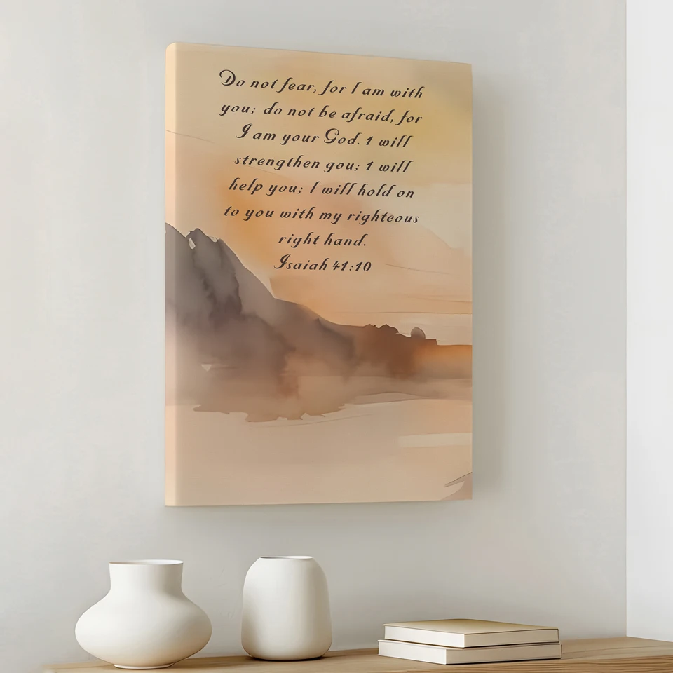 Christian Bible Verse Canvas Wall Art Decor