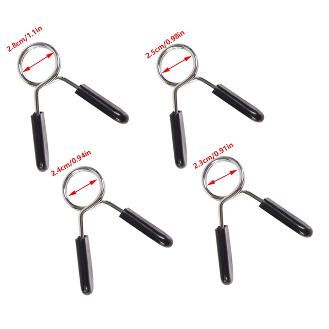 Clip A Molla Per Bilanciere - 1 Coppia, Misure 24mm, 25mm, 28mm, 30mm, 50mm, Acciaio Cromato