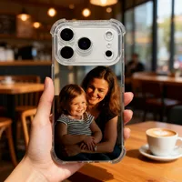 DIY Customised Photo Shockproof Case For iPhone 17 16 16e 15 14 13 12 11 Pro Max Mini SE 2020 2022 XS XR 6 7 8 Plus Air Cover 5