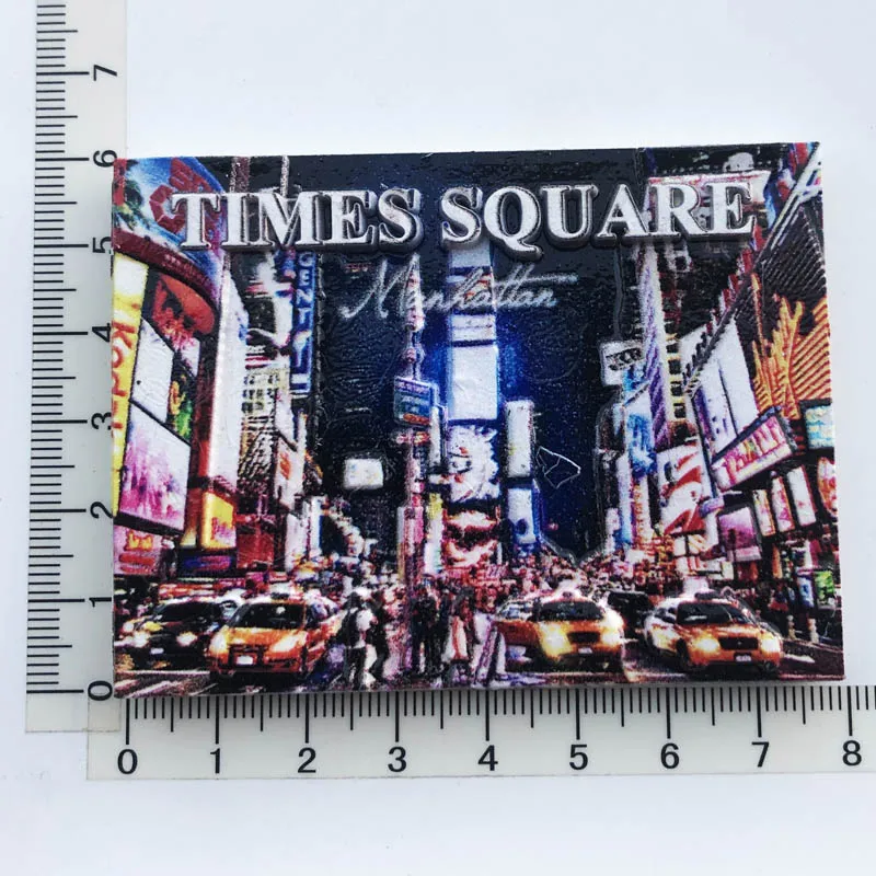 

Times Square Fridge Magnets Travel 3D Memorial Magnetic Refrigerator