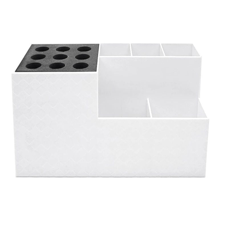 

Белая Нескользящая стойка для хранения ножниц, органайзер для инструментов для волос, органайзер для фена, парикмахерский инструмент, органайзер для инструментов