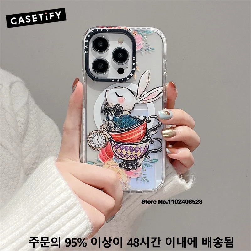 CASETIFY Rabbit Magsafe Wireless Charging Cases for IPhone 11