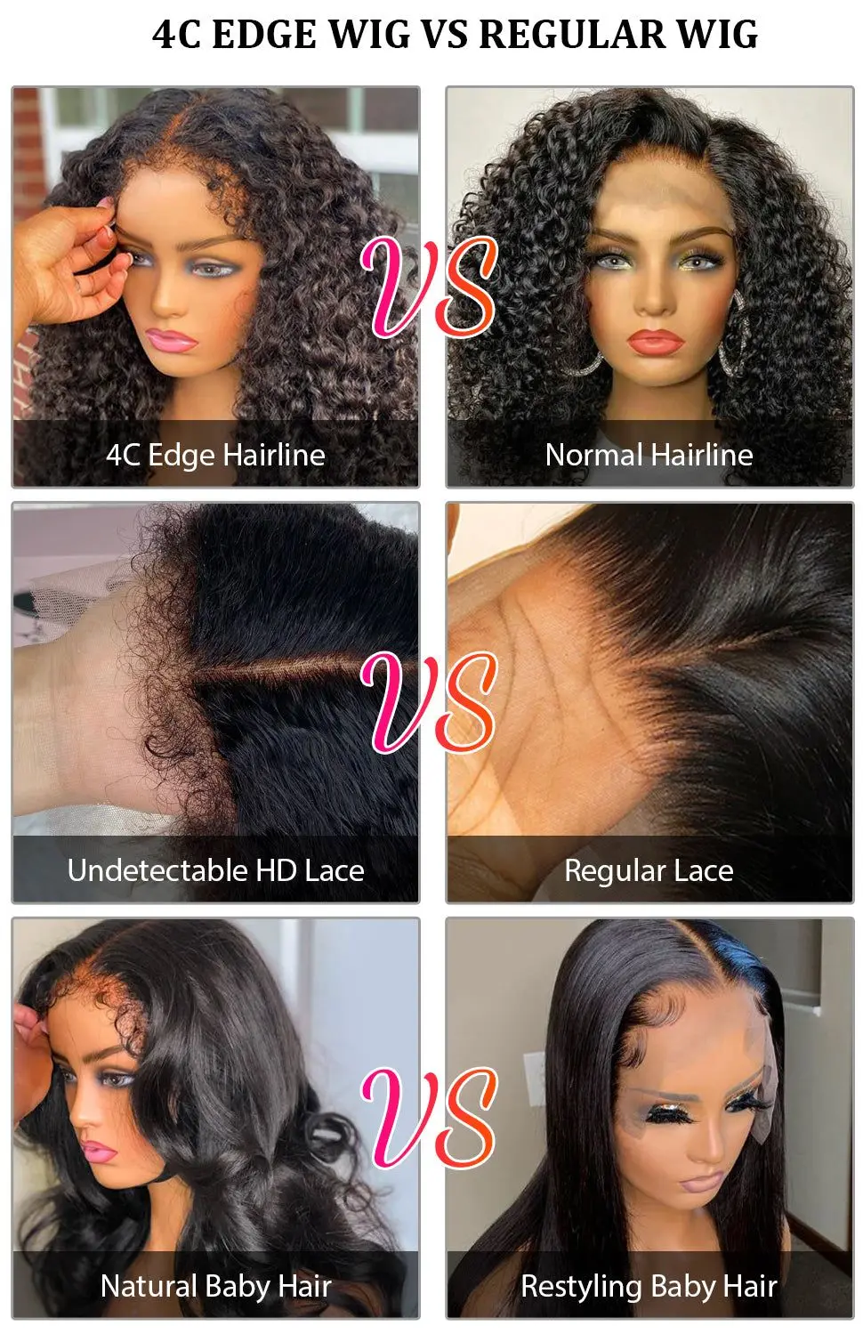 13x6 Hd 250 Density Afro Kinky Curly Wig 100% Human Hair 13x4 4c Edges Frontal Deep Wave Curly Lace Front Wigs For Women on sale 6