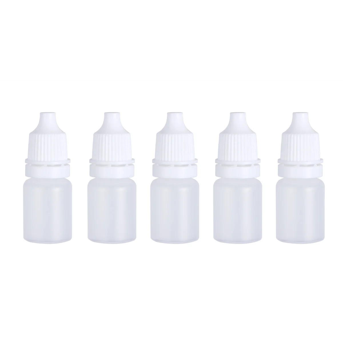 

30Pcs 5ml Squeezable Dropper Bottles Empty Eye Drop Bottles Eye Dripper for Eyewash ( White )