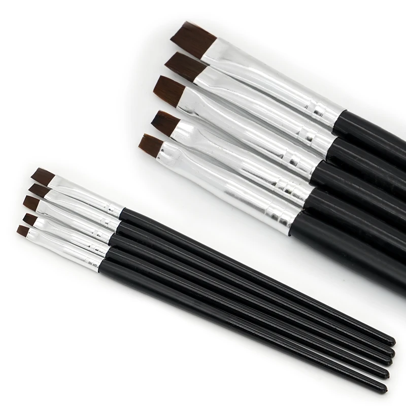 

5pcs Dental Resin Brush Pens Dentistry Shaping For Adhesive Porcelain Teeth Composite Cement Adhesive Dentist Oral Tools