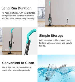 INSE R3S/R6X Corded Vacuum Cleaner Handheld Stick Vacuum Powerful 3 in1 Lightweight Vacuum Cleaners for Home Hard Floor Pet Hair 5