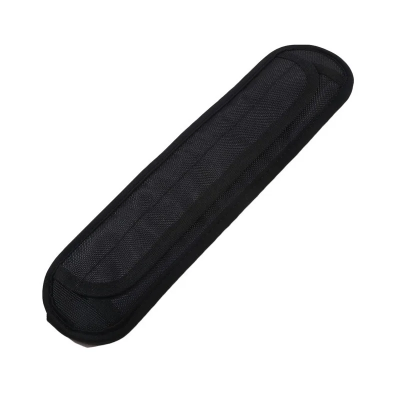 Black Weight Reducing Shoulder Pad Dual Backpack Stress Reducing Wider Weight Reducing Schoolbag Shoulder Strap Instrument Shoul