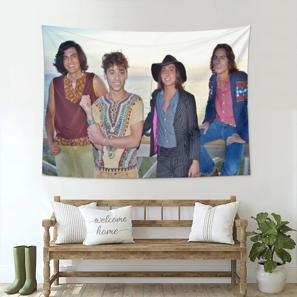 

Greta Van Fleet Band Y2K Rock Tapestry Music Album Canvas Art Pictures Club Wall Hanging Bedroom Décor Aesthetic Customized