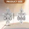 30Pcs/Lot Catholic Pardon Crucifix Charms Forgiveness Cross Pendants for Rosaries Jewelry Making DIY Charms Crafts Supplies 2