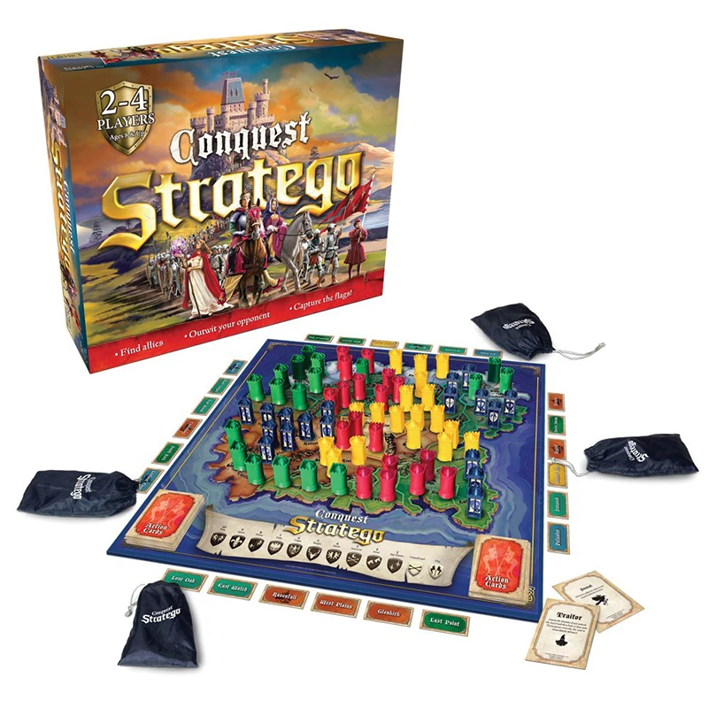 Original Jumbo Stratego Milton Bradley Mysterium Strategy Board Game Family Game Night Entertainment Party Game Family Collectio 2