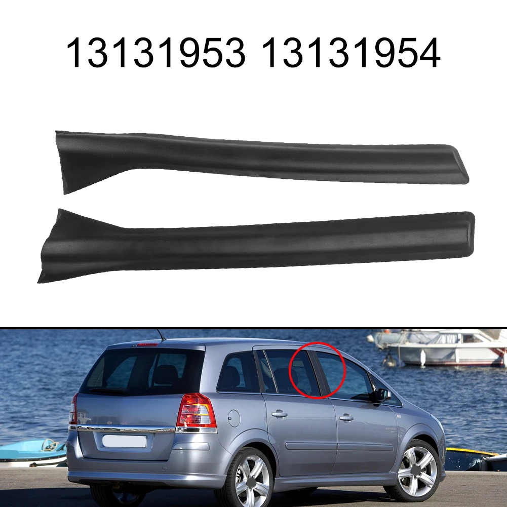 Opel 용 자동차 B 필러 커버 Vauxhall 용 Zafira B 2005-2015 도어 씰 스트립 13131953 13131954 검정색 자동차 외장 트림