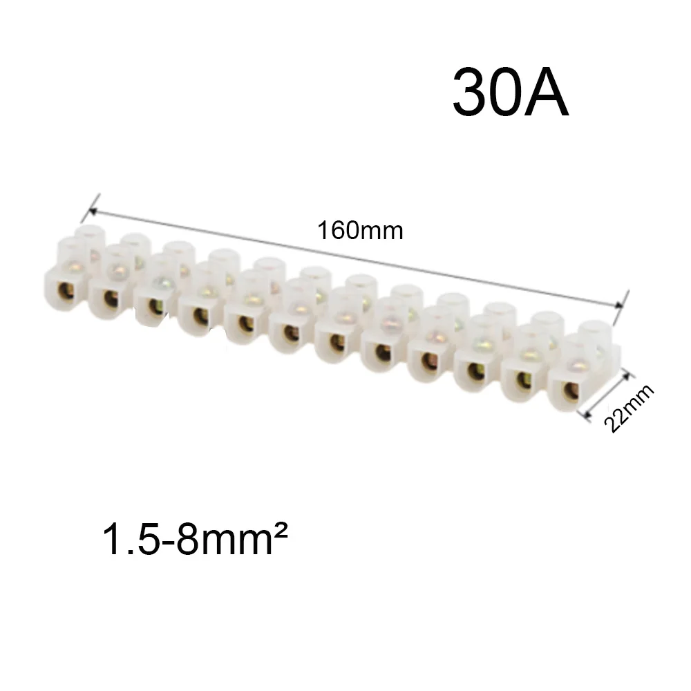 12P White Strip 30A