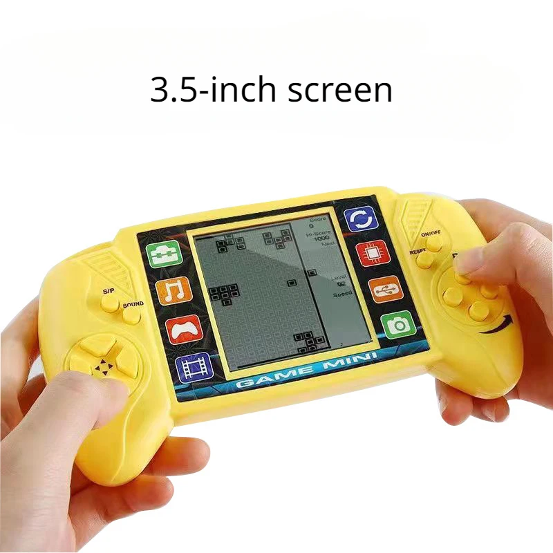 Portable Handheld Game Console BRICK GAME Handheld Players Nostalgic Educational Toys Pocket 4 Colors Classic Childhood Gift