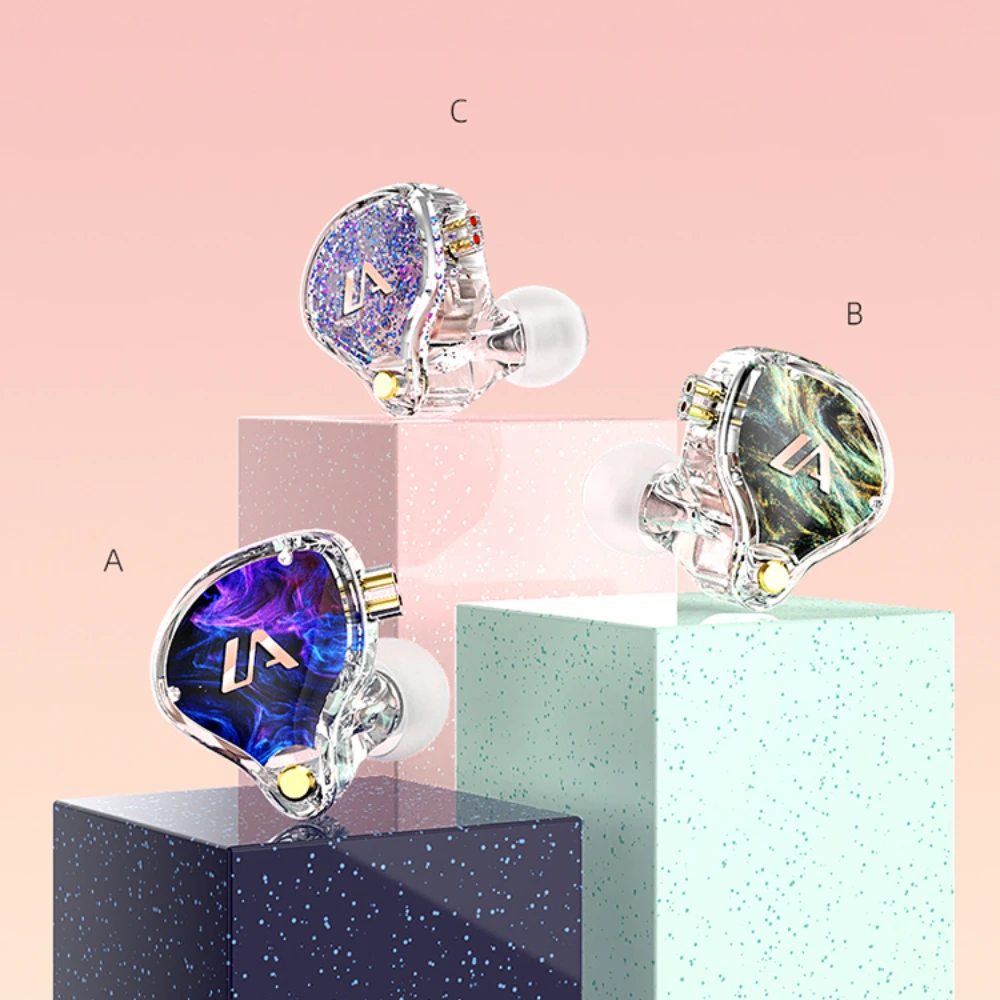 Lafitear LM3 게임용 유선 HIFI 인이어 이어폰, 최고의 다이내믹 드라이버, 음악 IEM 모니터 헤드폰, 분리형 오디오 케이블 포함