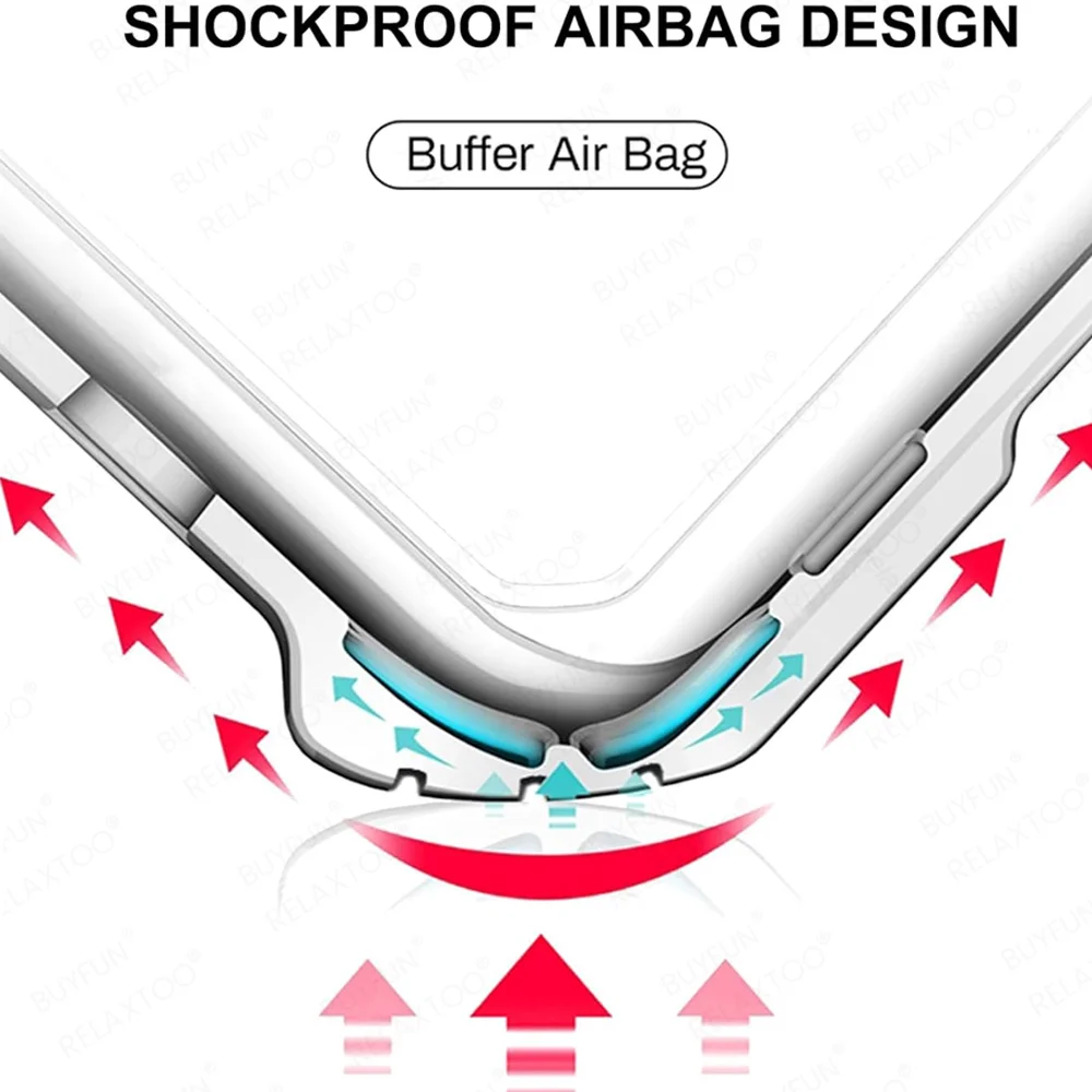 Acrylic Transparent Shockproof Armor Case - Enhanced Protection Coque