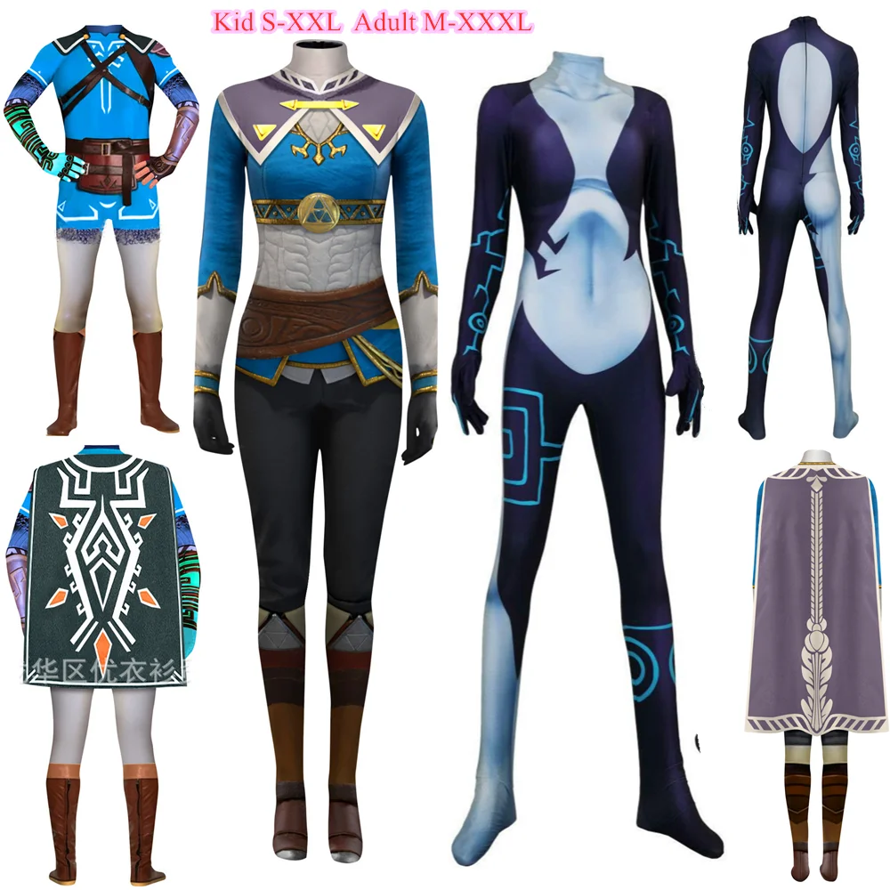 Juego Zelda Cosplay Breath of the Wild disfraz de Cosplay lágrimas