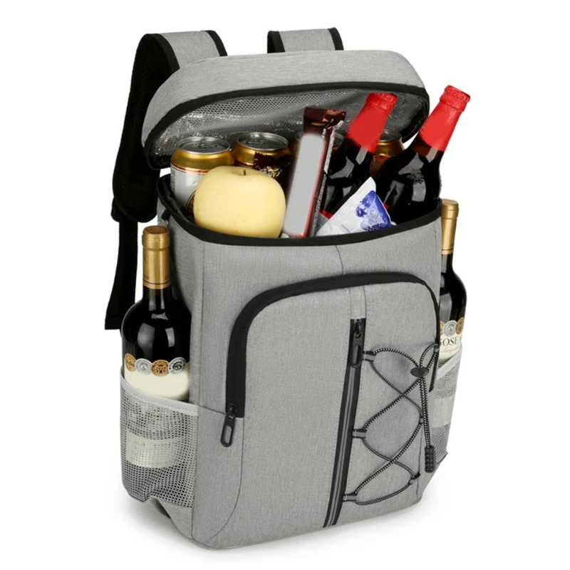 Multifunctional Insulated Cooling Bag Travel Cooling Lunch Backpack for Hiking