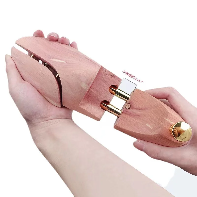 FamtiYard 2Pcs Shoe Stretcher Shoes Tree Shaper Rack Adjustable Wooden Pumps Boots Expander Trees Size S/M/L For Women Man