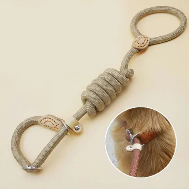 P Chain Dog Leash Slip Collar pet Walking Leads Nylon Dog Mountain Climbing Rope puppy pet Traction For small Medium Large Dogs 5