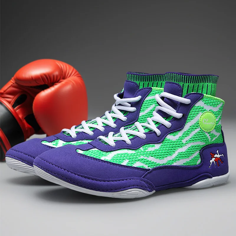 Unisex Men's Wrestling Shoes Comfortable Wearable Shoes Indoor Training Professional Boxing