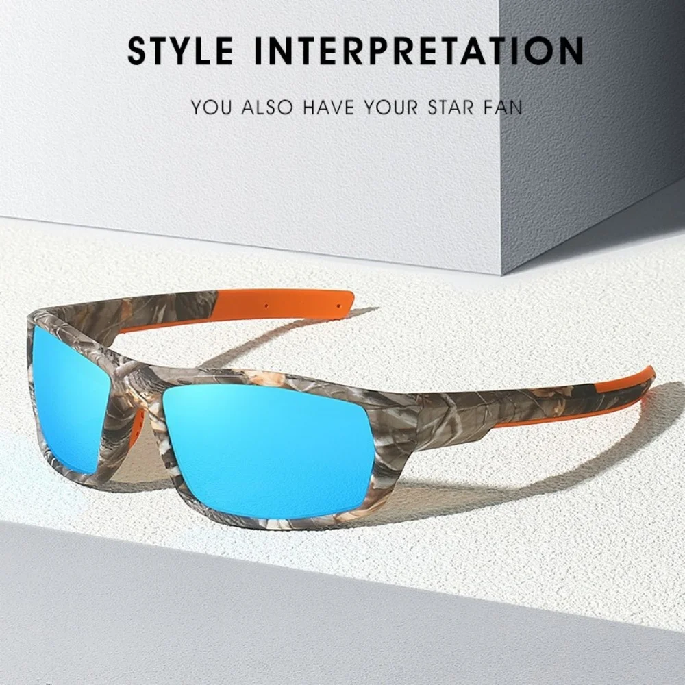Polarized Fishing Sunglasses For Men Women UV400 Camouflage Tactical Glasses Multiple Colors Lightweight Sport Cycling Eyewear