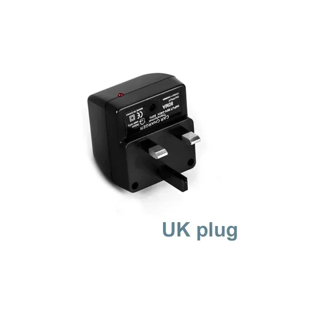 Universal AC to DC Charger with Car Socket and EU Plug