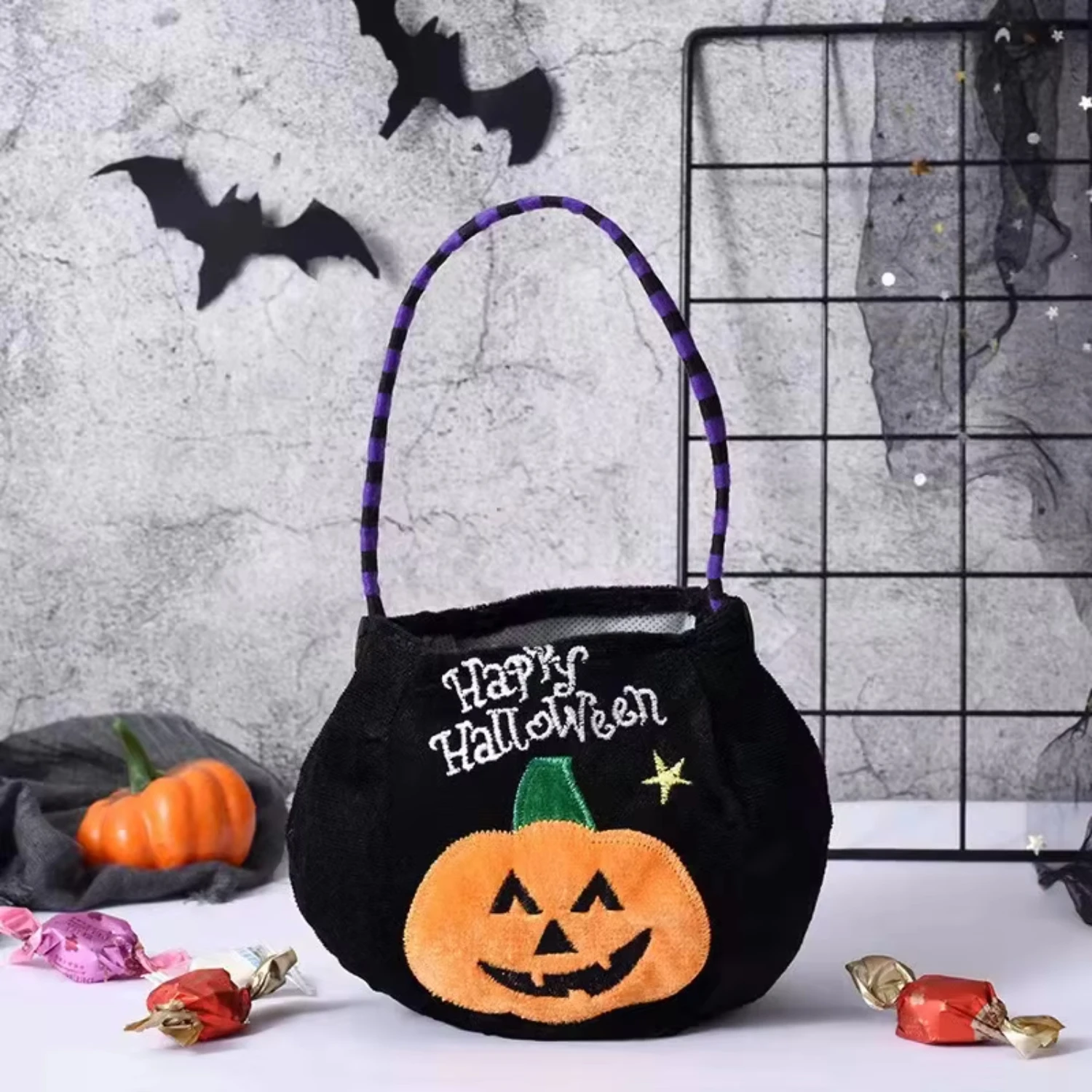 Halloween Pumpkin Candy Basket 3