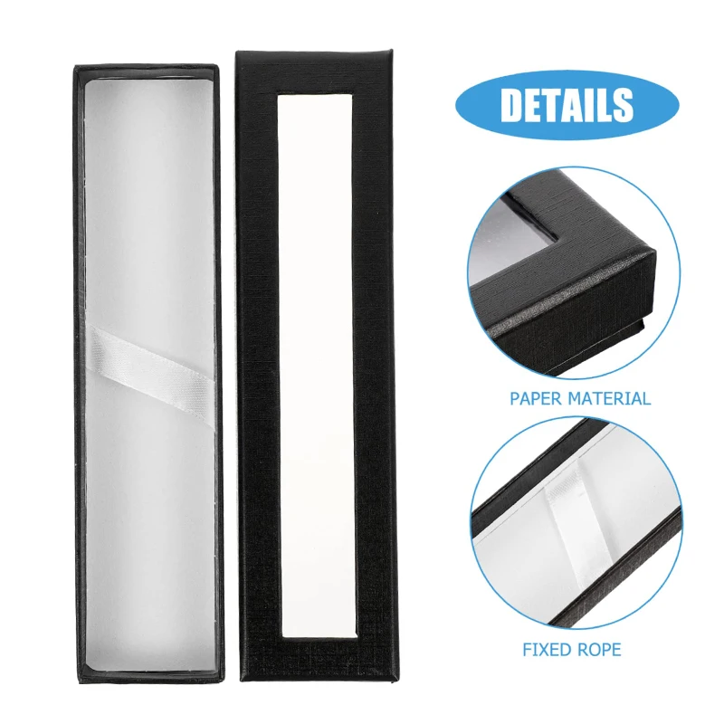 하늘과 땅 커버 펜 케이스 블랙 펜 홀더 컬러 젤 펜 시계 케이스 홀더 펜 디스플레이 케이스 싱글 펜 컨테이너 1개