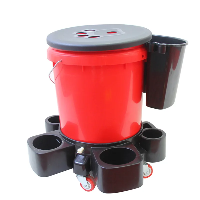 Universal 1PC Bucket Organizer Car Detailing Tool Towels Brushes Mitt Fast Easy Storage Kits External Hanging Bucket wash bucket