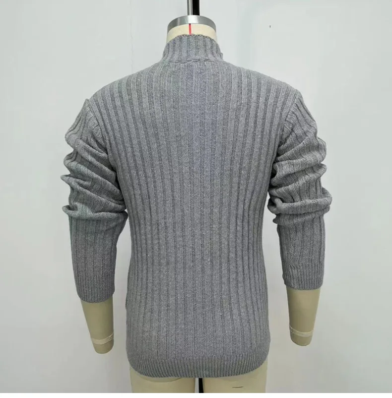 Cardigan Uomo Evoga - Maglione Invernale Con Zip, Casual - Foto 10