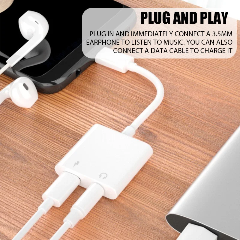 USB C to 3.5mm Adapter USB Type C to Aux Audio Cable for iPhone 15 Plus15 Pro Max iPad Pro MacBook