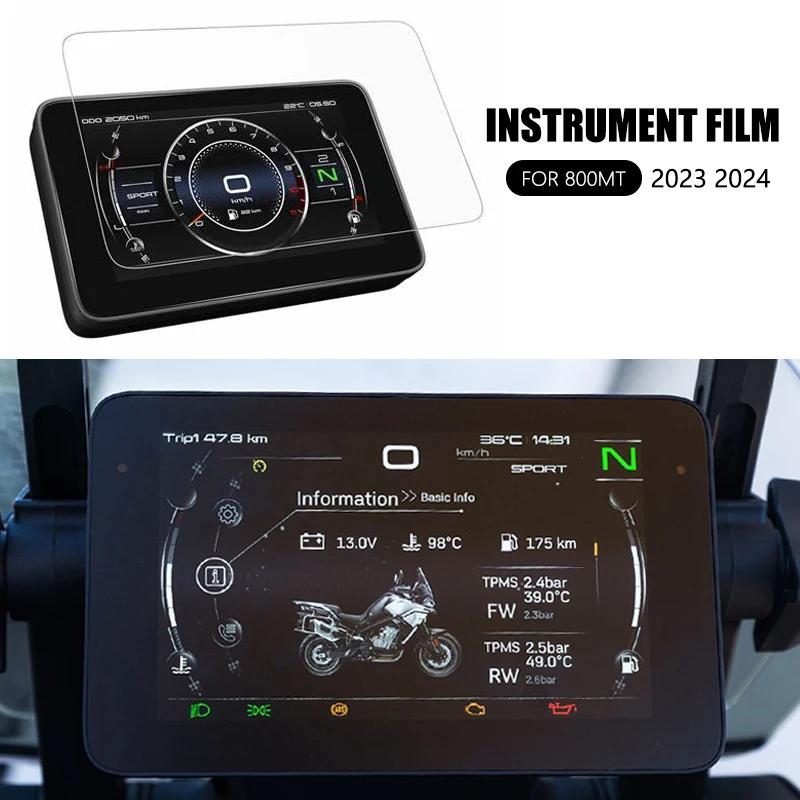 Premium Motorcycle TFT Display Screen Protector Film