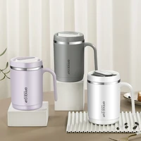 500ml Thermos Coffee Cup with Straw Stainless Steel Coffee Cup Mug with Lid Thermal Bottle for Coffee Mugs Thermal Cup Carry Mug 3