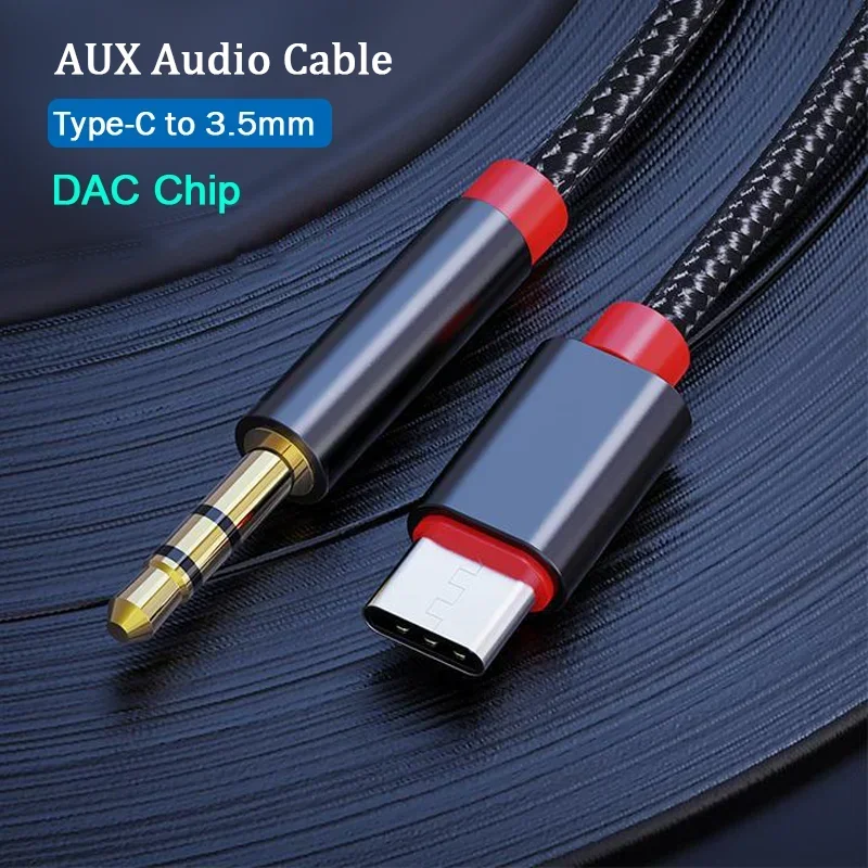USB Type C to 3.5mm AUX Cable Converter for Samsung Galaxy S23 S22 S24 Ultra  A53 A54 Audio Adapter Car Headphone Jack Speaker