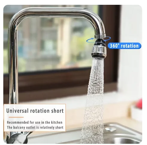 Kitchen Gadgets 2 Modes 360 Rotatable Bubbler High Pressure Faucet Extender Water Saving Bathroom Kitchen Accessories Supplies